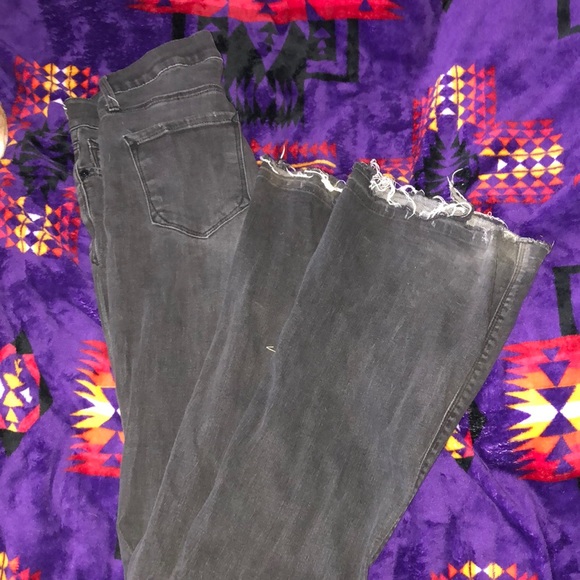 Black Express bell flares size 4L - Picture 1 of 3